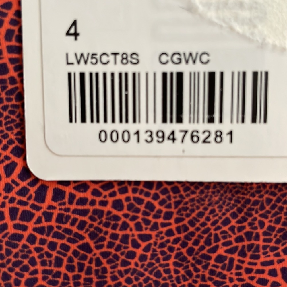 NWT Lululemon Invigorate High Rise Tight 25 Crackle Glaze Vintage Orange 4 - Picture 5 of 5